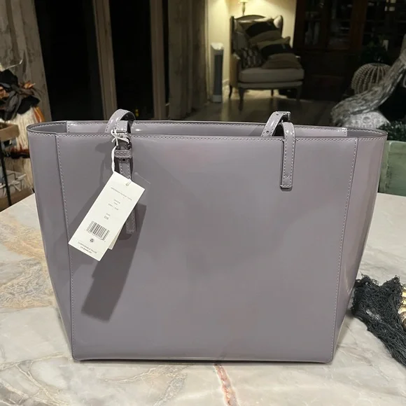 Tory Burch Emerson Tote Gray NWT